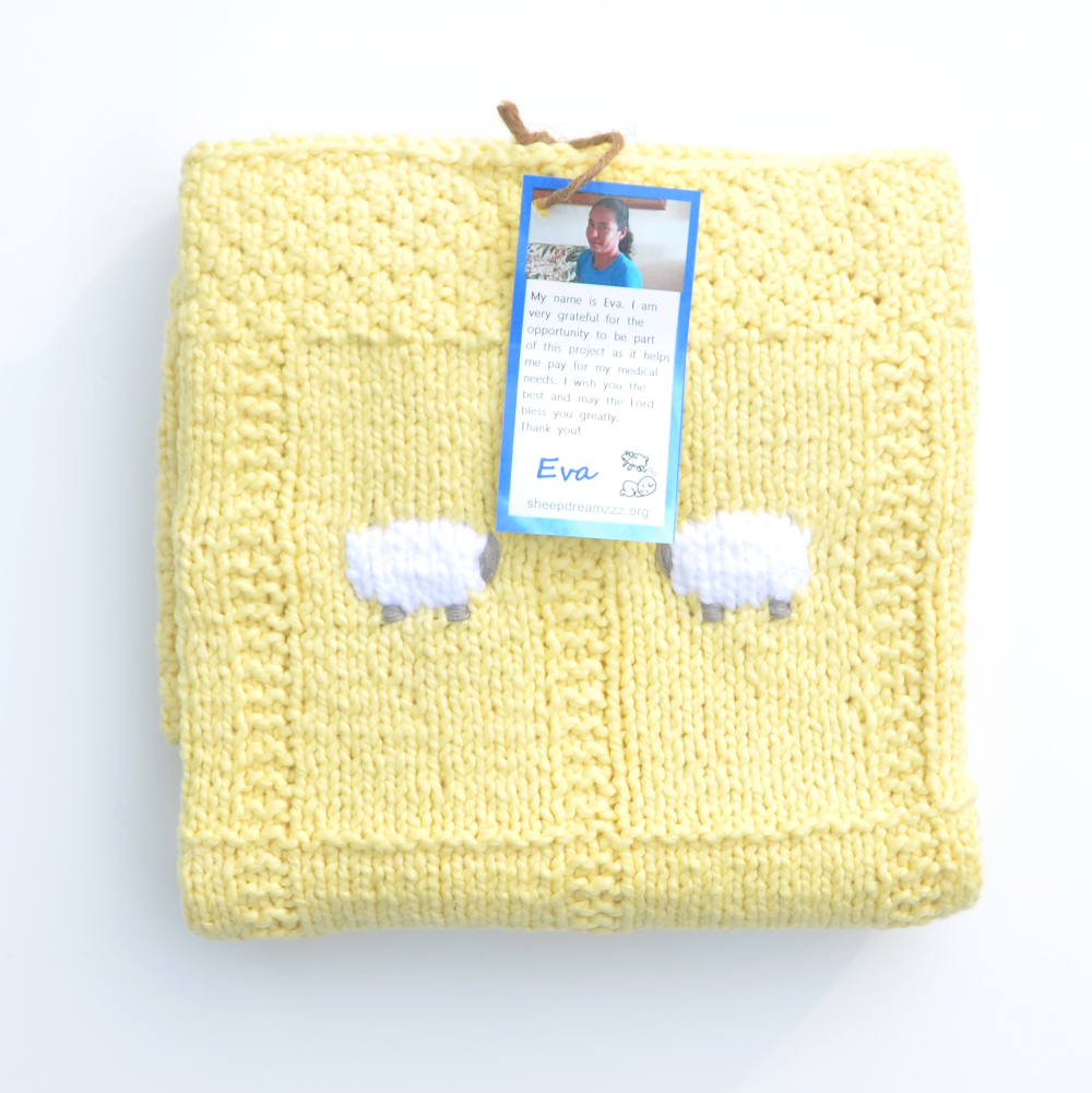 Yellow Organic Baby Blanket